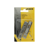 Mack 1013561 - 2 meubelschuiven vernikkeld a 70 - b 11,5 mm | 10 stuks