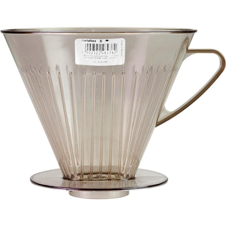 Accessoire pour filtre à café Metaltex no. 6 grands plastiques avec poignée