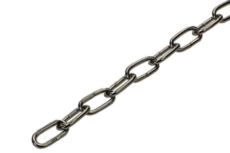 Mack 1006933 - koekoeksketting vernikkeld ø 1,1mm l 7mm 2m | 5 stuks