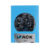 Mack 1007100 - zeskantmoeren 25 st m14 | 3 stuks