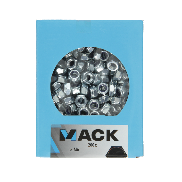 Mack 1007105 - borgmoeren 200 st m6 | 5 stuks