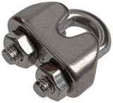 Mack 1008434 - 4 staaldraadklemmen 3mm inox | 10 stuks