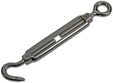 Mack 1008436 - 2 spanners oog + haak m5 x 50mm inox | 10 stuks