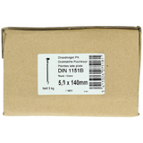 1015656 - doos 5 kg. nagels platte kop 5,0x140 mm | 3 stuks