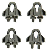 Mack 1008442 - 4 staaldraadklemmen 2mm inox | 10 stuks