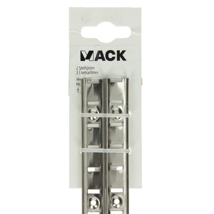 Mack 1014461 - 2 stellijsten vernikkeld 1,5 m | 5 stuks