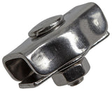 Mack 1008449 - 2 staaldraadklemmen 3mm simplex inox | 10 stuks