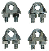Mack 1008451 - 4 staaldraadklemmen 5mm verzinkt | 10 stuks