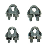 Mack 1008452 - 4 staaldraadklemmen 3mm verzinkt | 10 stuks