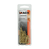 Mack 1017162 - nagel platte kop messing 18 gr1,2 x 20 mm | 10 stuks