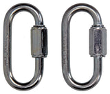 Mack 1008453 - 2 loze schakels + moer 5mm verzinkt | 10 stuks