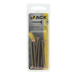 Mack 1017263 - spaanplaatschroef vz kop geelverz. 6 st 6,0 x 60 mm | 10 stuks