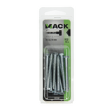 Mack 1017400 - houtdraadbout staal verzinkt 10 st 5 x 50 mm | 10 stuks