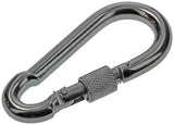 Mack 1008460 - 1 karabijnhaak + borgsl.8 x 80mm verzinkt | 10 stuks