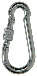 Mack 1008460 - 1 karabijnhaak + borgsl.8 x 80mm verzinkt | 10 stuks