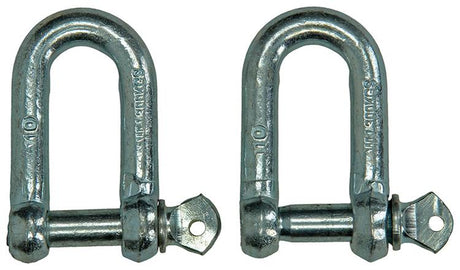 Mack 1008462 - 2 kelven recht 10mm verzinkt | 10 stuks