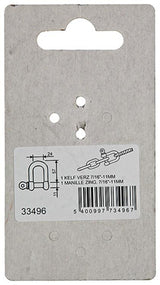 Mack 1008466 - 1 kelf recht 11mm verzinkt | 10 stuks