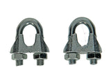 Mack 1008477 - 2 staaldraadklemmen 8mm verzinkt | 10 stuks