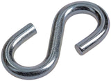 Mack 1008490 - 2 open s-haken 6,0 x 54 verzinkt | 10 stuks