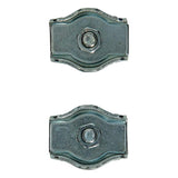 Mack 1008518 - 2 staaldraadklemmen 5mm simplex verzinkt | 10 stuks