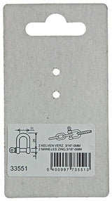 Mack 1008521 - 2 kelven recht 5mm verzinkt | 10 stuks