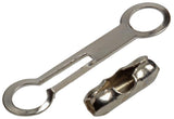 Mack 1008525 - toebehoren kogelketting lavabo verchroomd k | 5 stuks