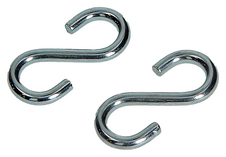 Mack 1008534 - 2 open s-haken 4,4 x 40mm verzinkt | 10 stuks