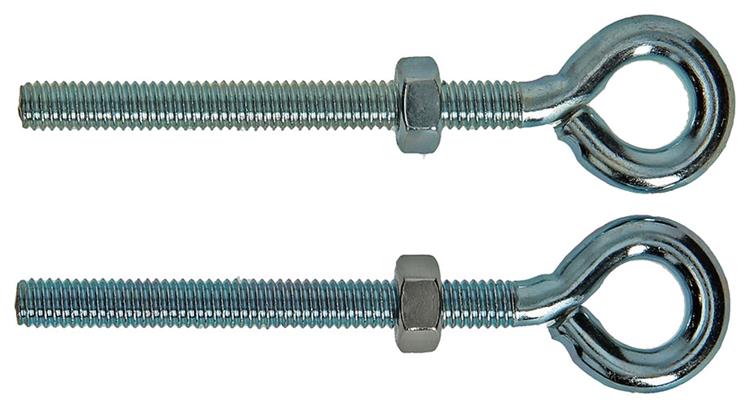Mack 1008548 - 2 oogbouten + moer m6 x 60mm verzinkt | 10 stuks