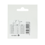 Mack 1015897 - 2 verzinkte spanringen kaart11x17mm | 10 stuks