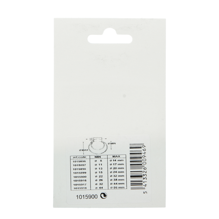 Mack 1015900 - 2 verzinkte spanringen kaart22x32mm | 10 stuks