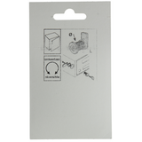 Mack 1013582 - 1 brievenkastslot verchroomd 13mm | 5 stuks