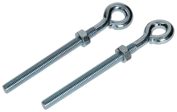Mack 1008552 - 2 oogbouten + moer m8 x 100mm verzinkt | 10 stuks