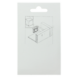 Mack 1015912 - 1 oplegmeubelslot vernikkeld 15mm | 5 stuks