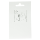 Mack 1013606 - 1 oplegmeubelslot vernikkeld 35mm | 5 stuks