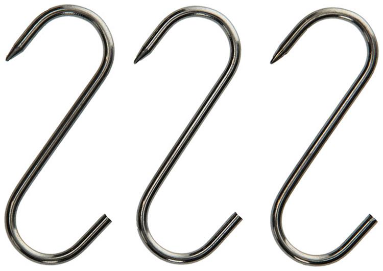 Mack 1008565 - 3 vertinde vleeshaken 4,4 x 100mm | 10 stuks