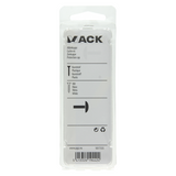 Mack 1017335 - afdekkapje kunststof wit 40st | 10 stuks