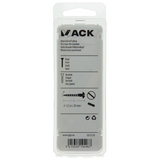 Mack 1017370 - houtschroef bolkop staal verzinkt 19 st 3,5 x 20 mm | 10 stuks