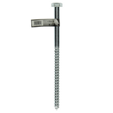 Mack 1017433 - houtdraadbout staal verzinkt 1 st 12 x 200 mm | 10 stuks