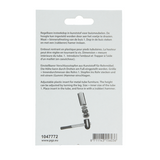 Mack 1047772 - regelbare insteekdop zwart 20 x 20 mm 2 st pcs | 6 stuks