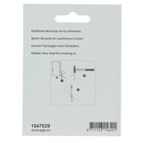Mack 1047629 - deurstop rubber + schroef grijs 30 x 25 mm 2 st pcs | 6 stuks