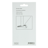 Mack 1047637 - deurwig rubber zwart 100 x 25 mm 1 st pc | 6 stuks