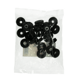 Mack 1047734 - stoeldop rubber zwart ø 23 mm 24 st pcs | 6 stuks