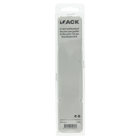 Mack 1060244 - as 20x129, boring m10 + 2 bevestigingsbouten m10 | 5 stuks