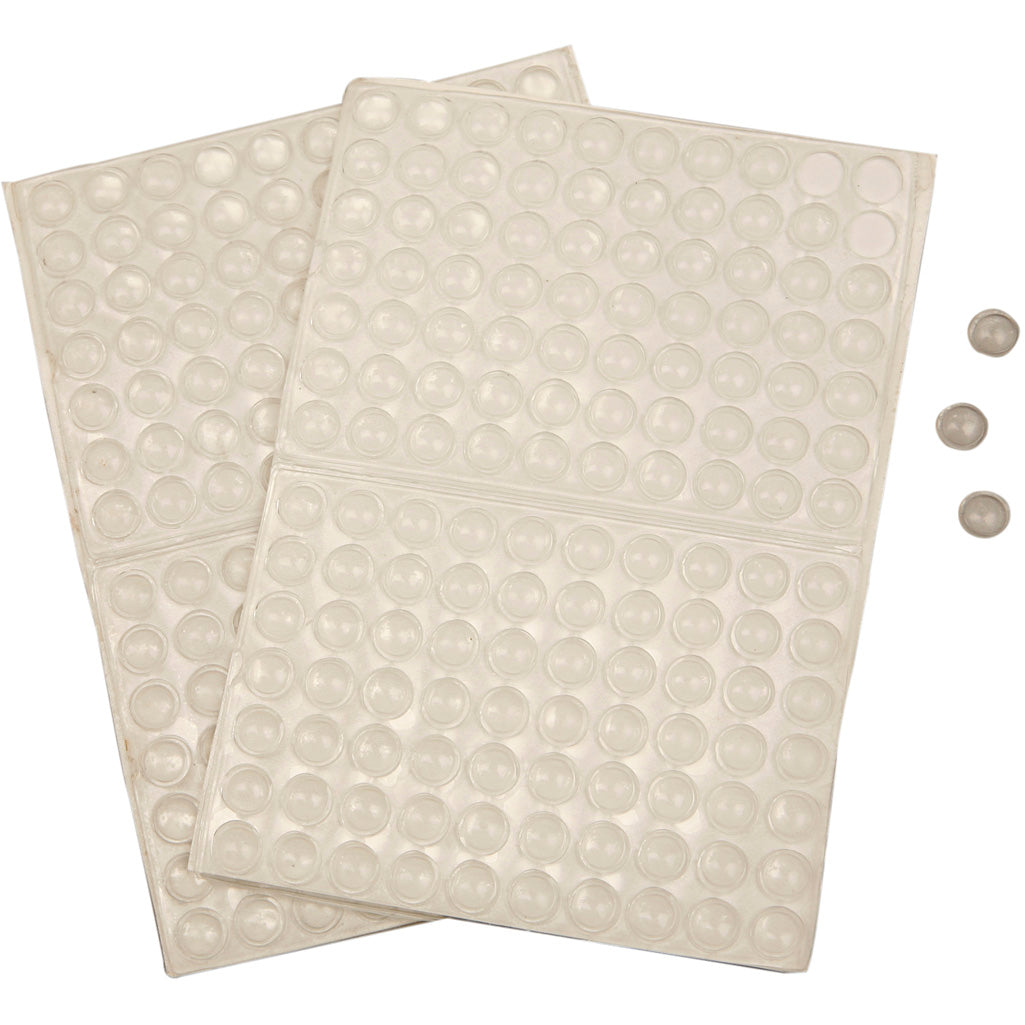Points en silicone, h : 1,5 mm, d : 8 mm, 3x100 pièces 1 boîte