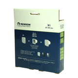 Renson 1069258 - mechanische ventilator cover (9x11-dia 100) 91g (grijs) | 2 stuks