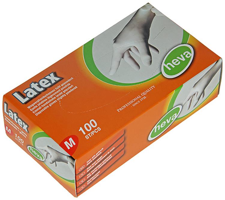 Mack 1001602 - handschoen latex 100st m | 2 stuks