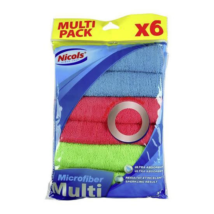 Nicols 1067752 - microvezel multipack x6 | 6 stuks