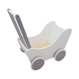 Landau de poupée Playwood blanc argent