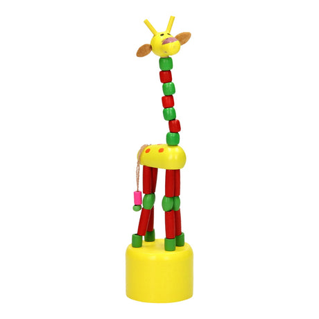 Playwood poupée d'impression en bois girafe colorée