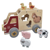 Playwood formes en bois voiture animaux de ferme jouets éducatifs.
